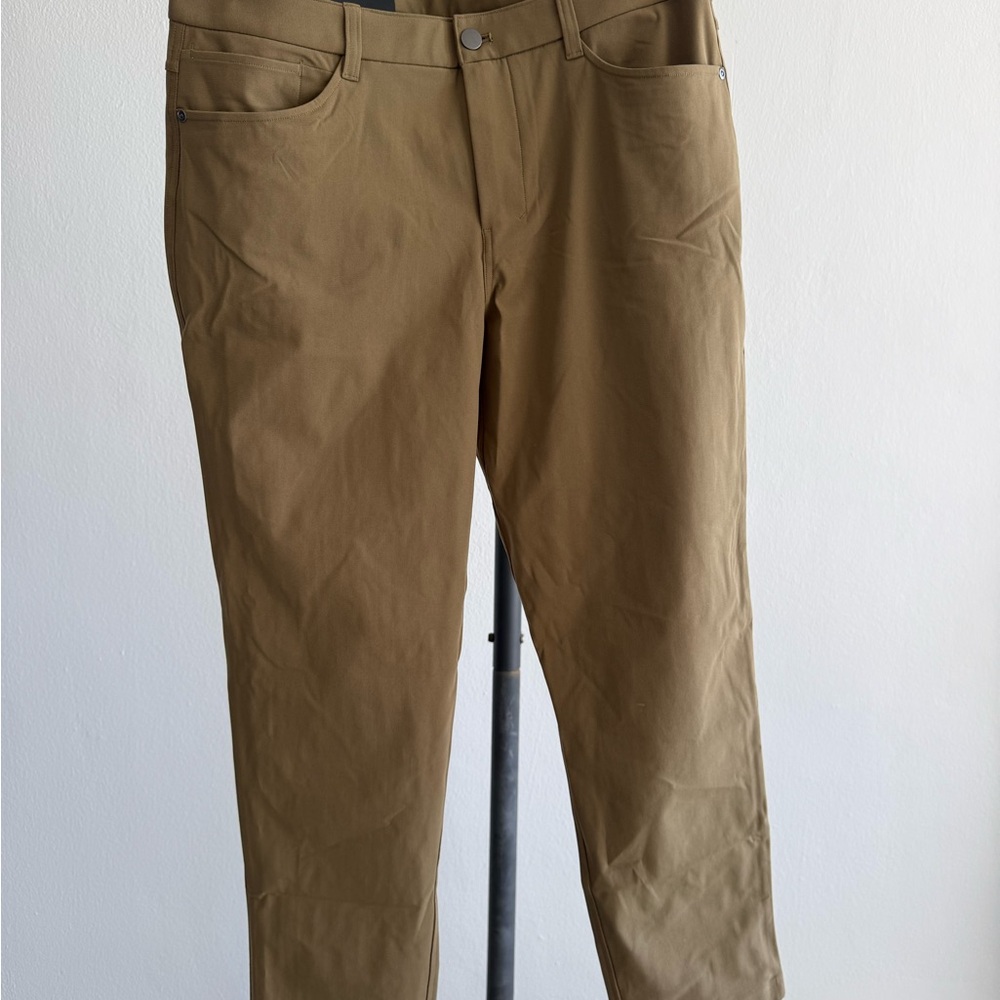 Lululemon ABC Classic-Fit Pant Warpstreme 32x30 Men’s Khaki Brown NWT $138 - Picture 7 of 8